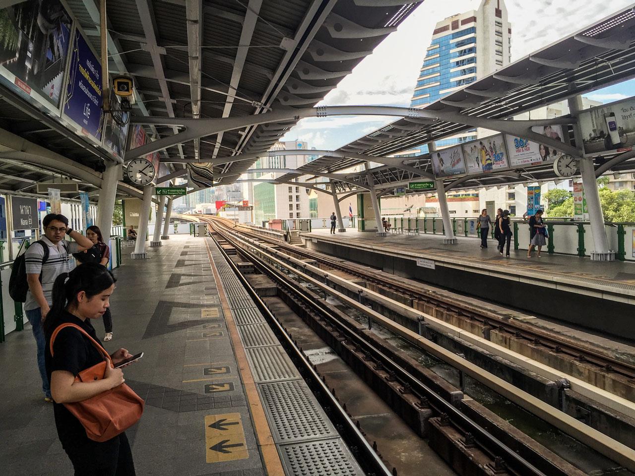 Photo of a train station in Bangkok
