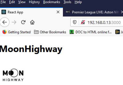Figure 84 - the browser displaying the username and avatar from a GitHubUser component